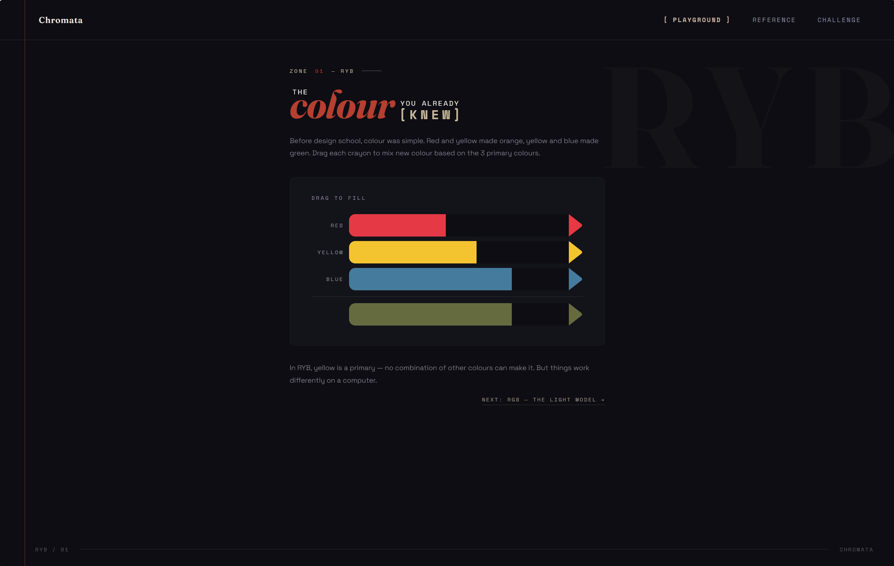 Chromata - final design
